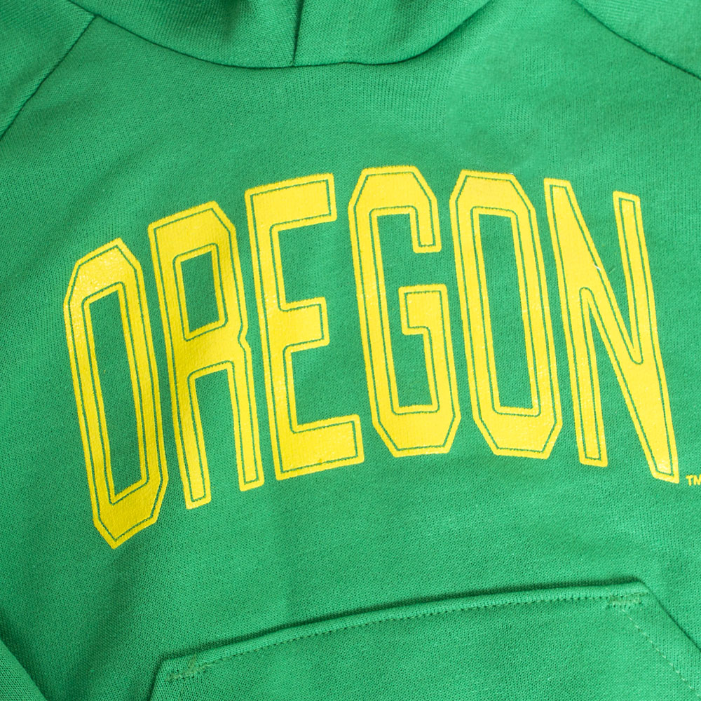 Arched Oregon, Third Street, Green, Hoodie, Kids, Toddler, 694990